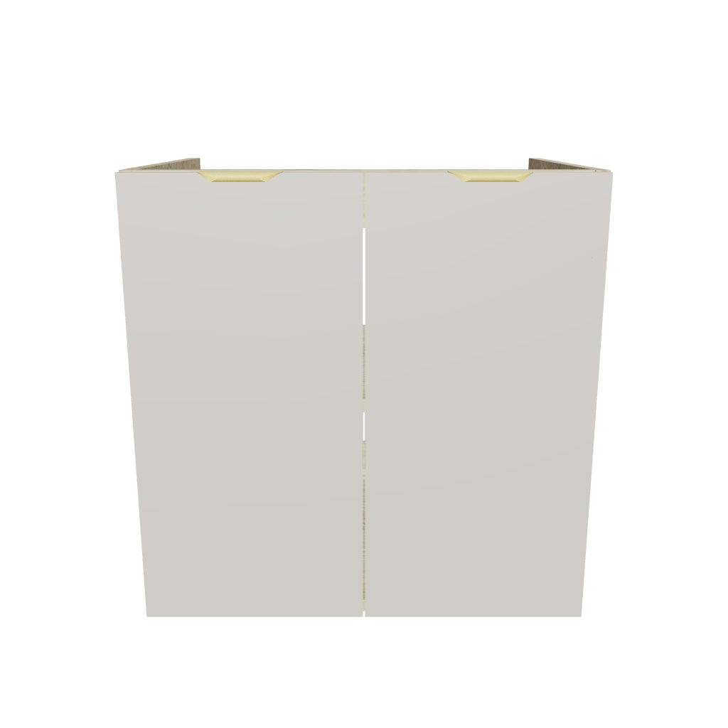 Szafka pod umywalkę z drzwiami 60 cm, bez blatu Orio - Kaszmir/Dąb artisan