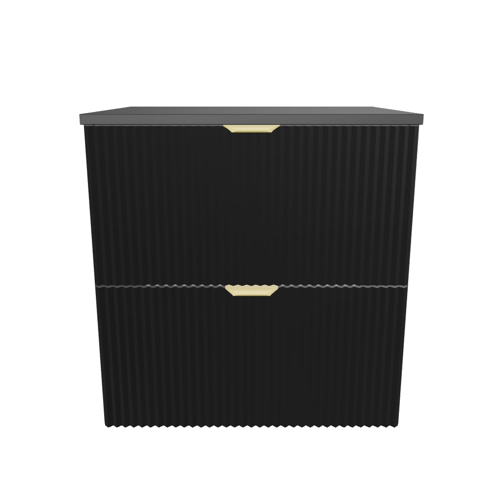 Szafka pod umywalkę nablatową 60 cm Willy - Czarny