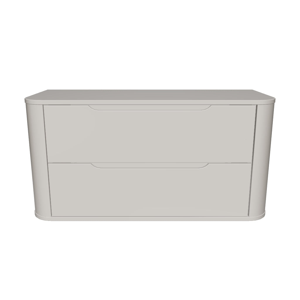 Szafka pod umywalkę 100 cm zaoblona Luma - Kaszmir