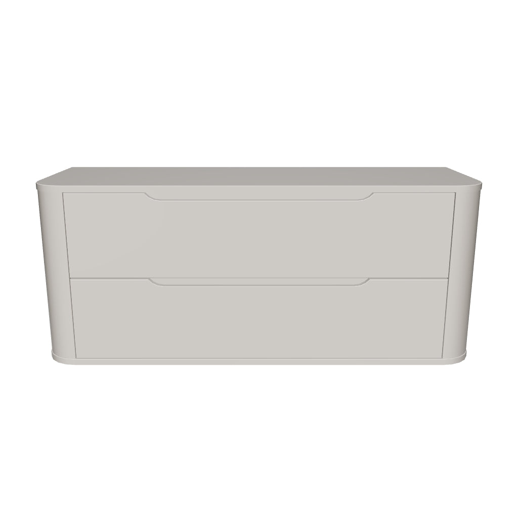 Szafka pod umywalkę 120 cm zaoblona Luma - Kaszmir