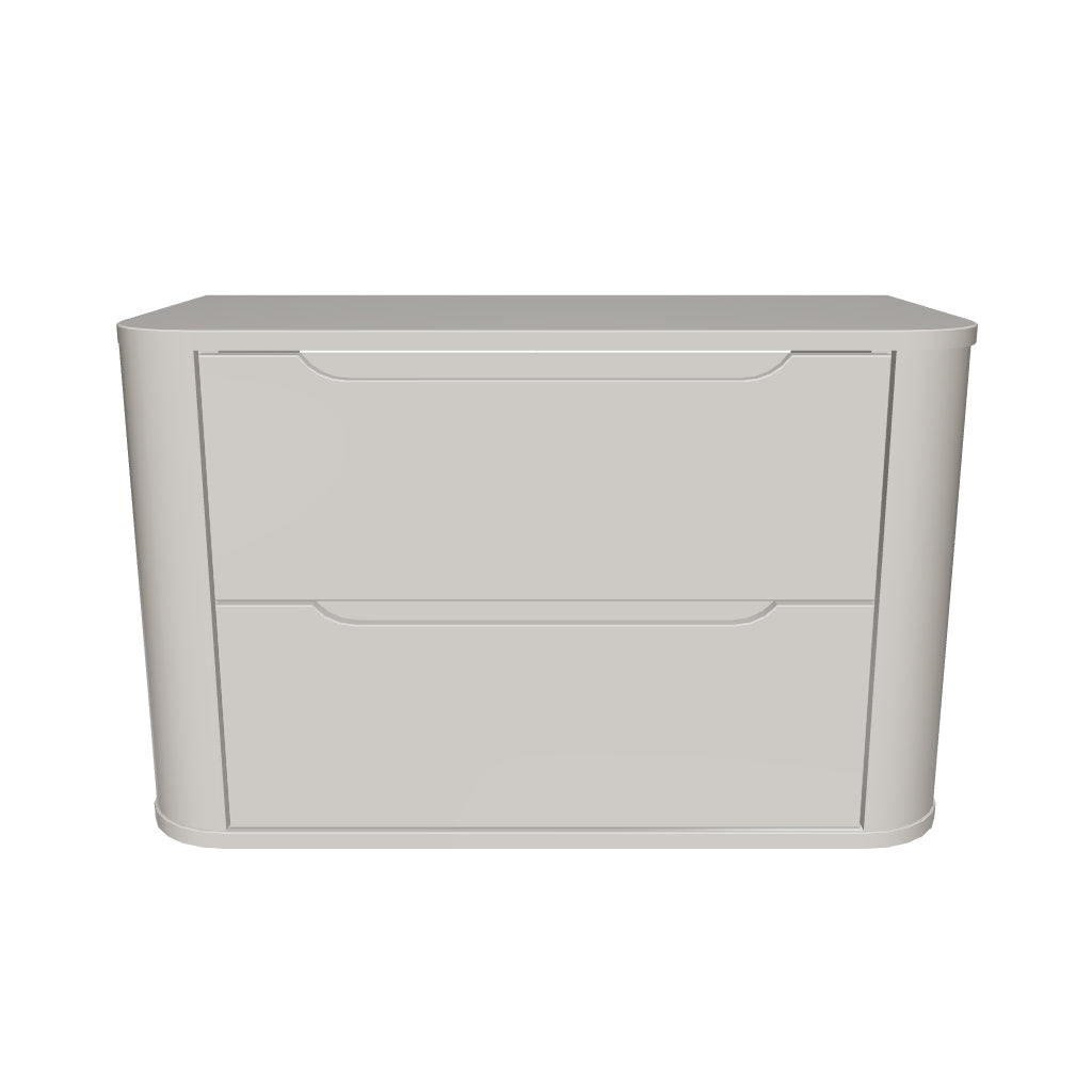 Szafka pod umywalkę 80 cm zaoblona Luma - Kaszmir