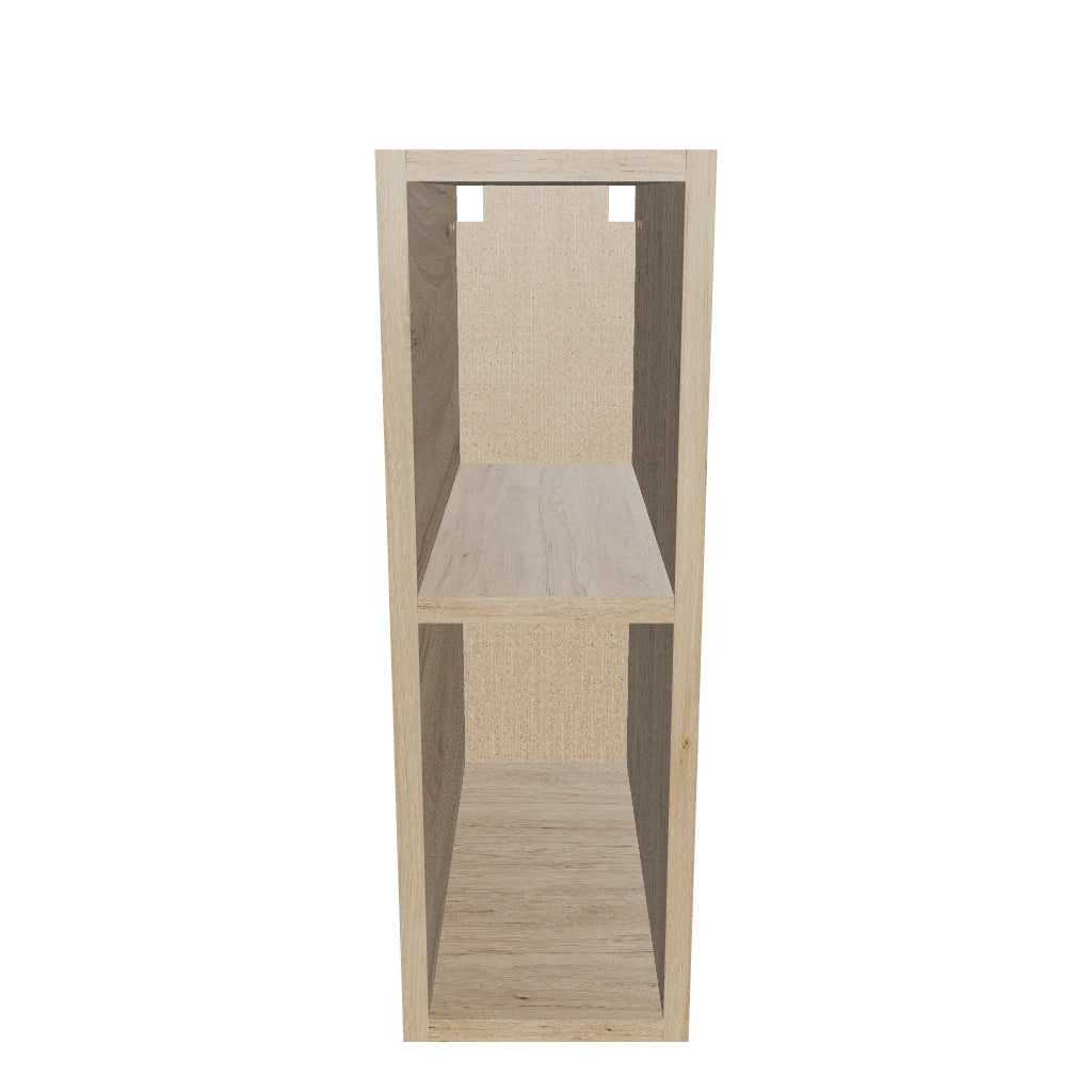 Regał wąski 20 cm z 1 półką - Orzech