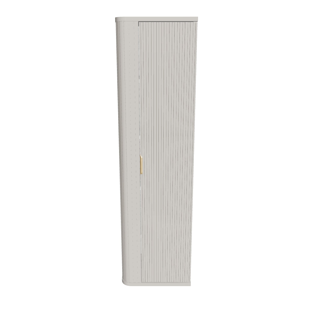 Słupek łazienkowy 130 cm zaoblony, półki Selvea - Kaszmir