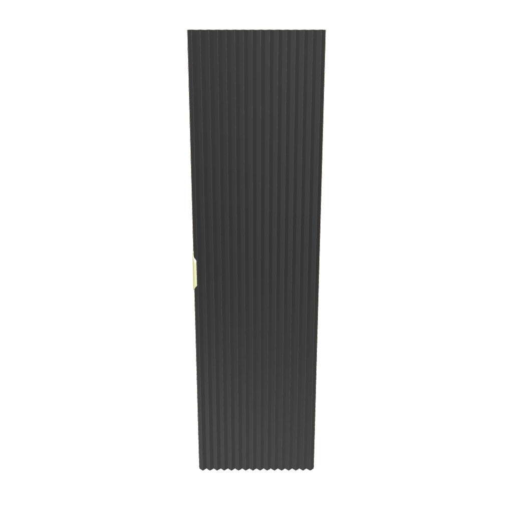 Słupek łazienkowy z półkami 120 cm Willy - Czarny/Orzech