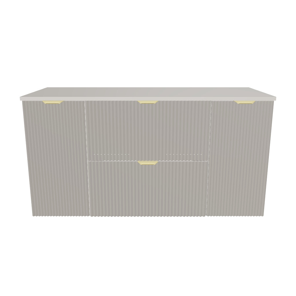 Szafka pod umywalkę z 2 drzwiami i 2 szufladami 120 cm Willy - Kaszmir