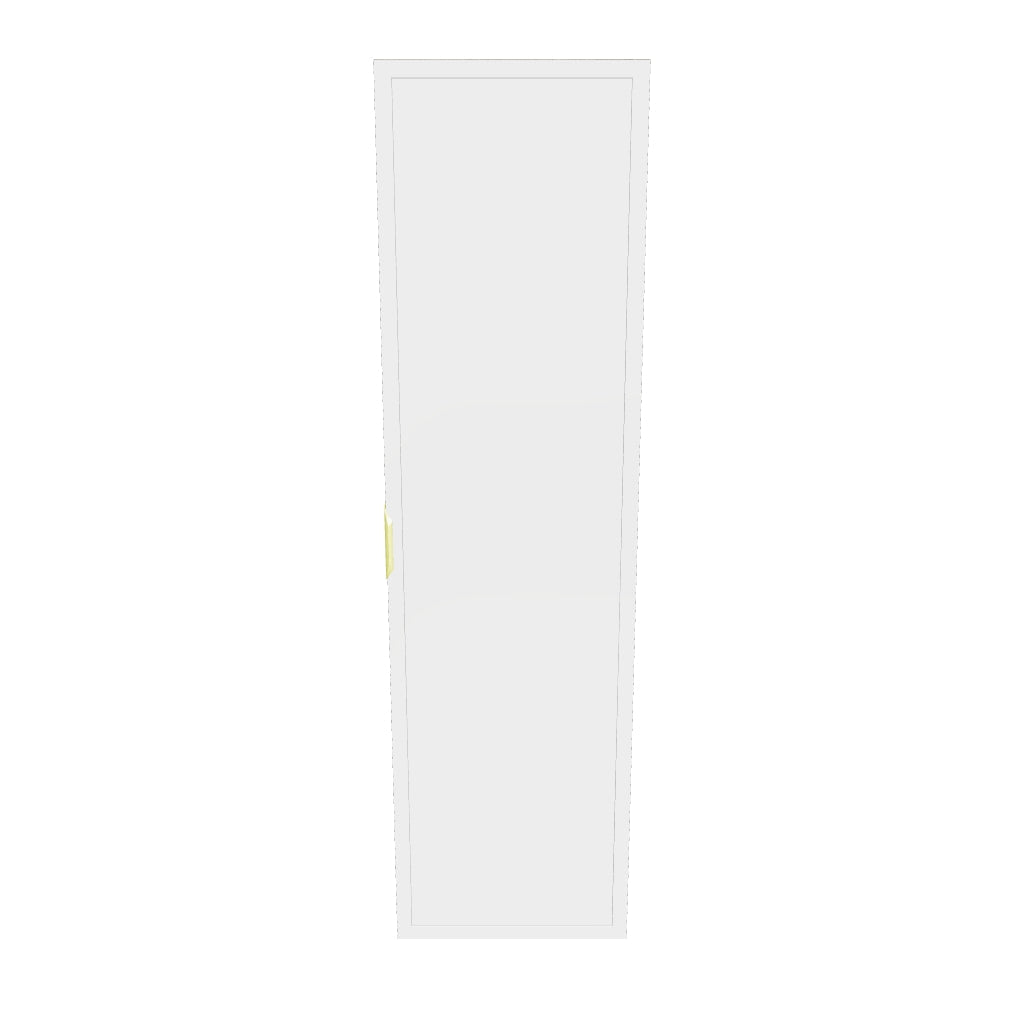 Słupek łazienkowy 120 cm z półkami Roma - Biały/Orzech Ciemny