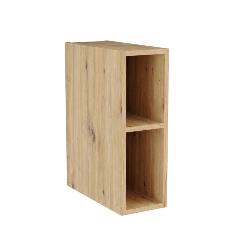 Regał wąski 20 cm z 1 półką - Dąb Artisan