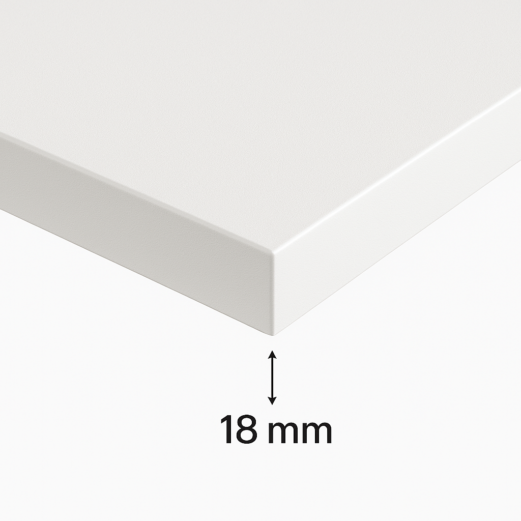 Blat łazienkowy 100 cm Biały