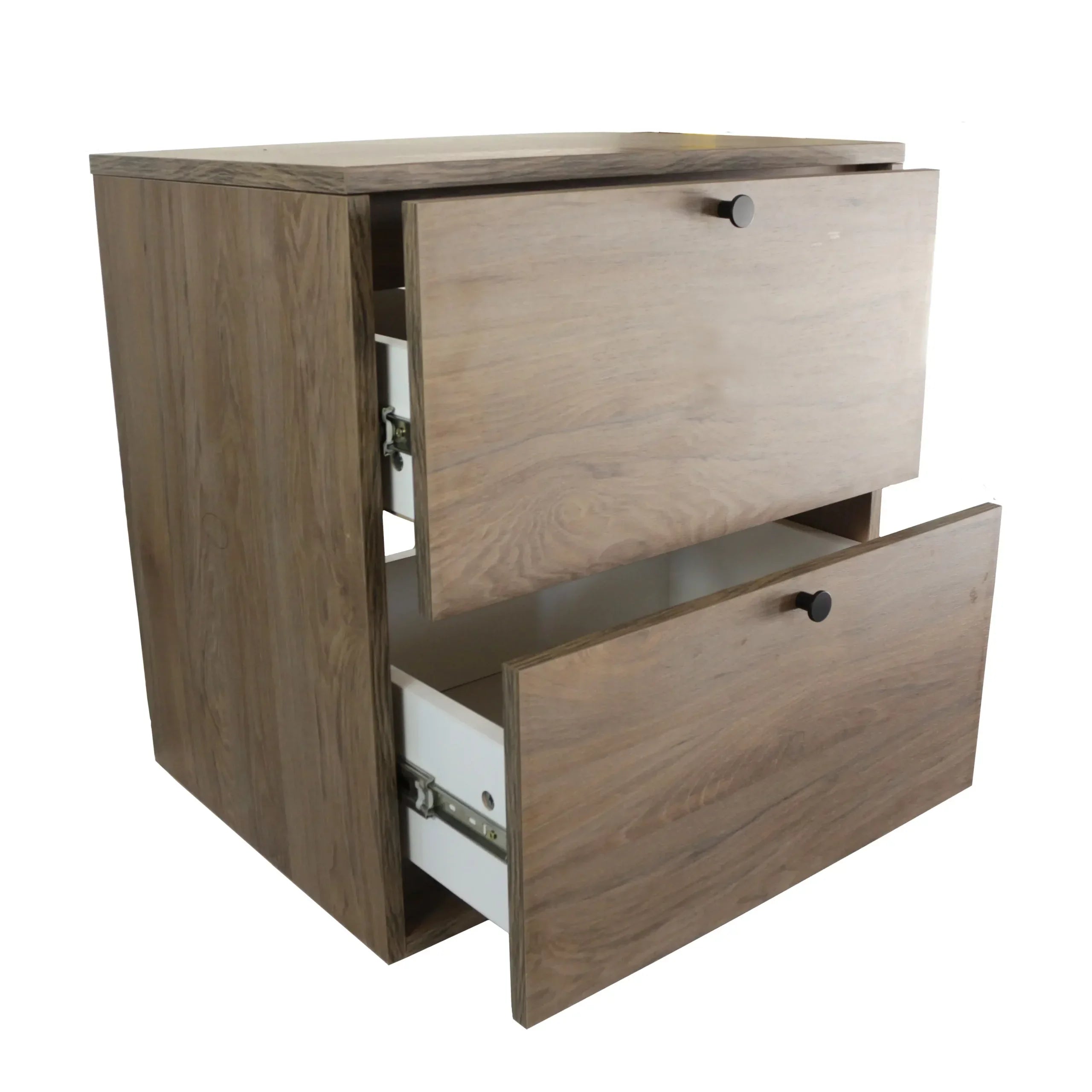 Szafka łazienkowa pod umywalkę 60 cm Belino - Ciemny Orzech